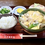 豊田大正庵 - 肉とじうどん＋定食