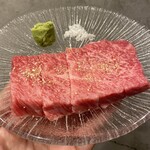 焼肉ゆう - 黒毛和牛イチボステーキ