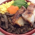 Uomi Sen Daimaru Umeda Ten - 鯨とぬぬけの西京焼きの二色丼❤