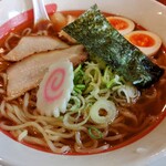 幸楽苑 - 麺大盛に味玉トッピングしてます