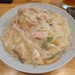 Chinese Saikai - 炒飯＋皿うどんセット　1100円