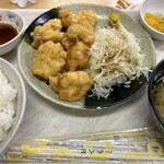 Hana San Shokudo Iizuka Ten - とり天定食