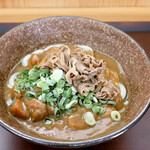 sanuki udon kobaya - 肉カレーうどん（カレーうどん+肉）