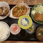 和楽亭 澤 - 料理写真:日替り3点定食 1,000円