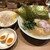 まだ洞くつ家 - 料理写真:ラーメン・味玉・ライス