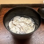 Kiyama - 岩手産松茸　京都豆腐　鱧出汁のお椀