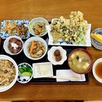 Pension Hanano Ya - 山菜定食（税込1,400円）