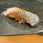 Sushi to Sake Yukyu - 2024.10.お得な5貫の黒鯛