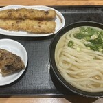 Nihonbashi Sanuki Udon Hoshino - ちくわ天　舞茸天　かけ