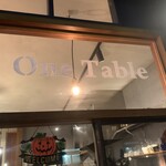 one table - 