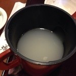 Yuuki - 少量ながら白濁した蕎麦湯