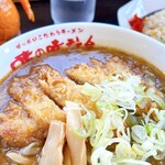 Aji no Tokeidai Utazu Ten - スープに浸かってますが
                      アツアツが伝わって、めちゃくちゃ美味しそう♡