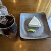 喫茶 なかがわ - 料理写真:アイスコーヒー＆レアチーズケーキ 1000円　(2024.9)