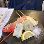 Kushi Katsu × Kushi Ten × Seafood × Nihonshu Waraiya Ura Tenman Tenjin Yokocho Ten - 