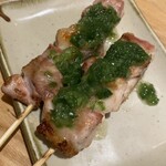 串鳥 - 鳥ももねぎ塩焼き