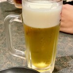 Sumibi Izakaya En Obihoro Harukomadori Ten - 最初は生ビール