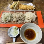 山禅 - 料理写真:天付三色そば（2750円）