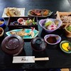 新山家料理 山びこ - 料理写真:鰻、鮎の塩焼き、蕎麦、天ぷらなど
このお店のフルセットな料理が一気に食べられる

●山びこ会席　3,600円

を注文してみた