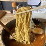 Miso Ramen Kurashiki - 麵はこんな感じ