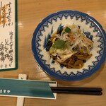 はすや - 焼鯖に野菜を和えたサラダ