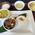 MM THAI - ランチ　ゲーン＆ガバオ1,100円