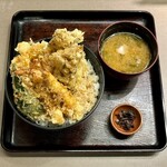 つな八 - 舞茸天丼 ¥1,380