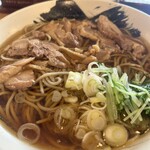 愛庵 - とり肉そば 大盛 冷 アップ