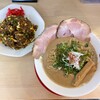 麺屋 まつり - 料理写真:濃厚鶏白湯(チャーシュー : レア) 950円 , Aセット(ミニチャーハン) 250円