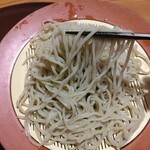 いっちょう - 舞茸鶏汁もりそば 麺リフト！