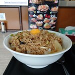 伝説のすた丼屋 - 圧倒的なデカさ〜　白は超鬼盛りの証( ﾟ∀ﾟ)o彡°