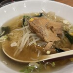 龍華 - 炒飯定食(塩ラーメン)