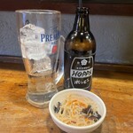 Taishu Izakaya Daikakumei Areya Koreya Nakano Ten - 飲みかけホッピーとお通し