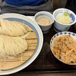 Sato Yosuke Akita Ten - 二味せいろ1,000円、比内地鶏炊込みご飯500円