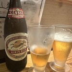 炙りと旬菜 旨い酒 ひで - おビール