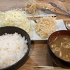 白いメンチカツ とんべい - 料理写真:揚げたてフライ定食1,500円＋大盛50円