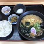 宝 - 朝そば定食（税込580円）