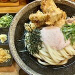 フランケル - 鶏天梅とろろぶっかけうどん