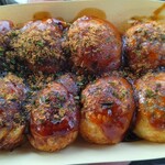 Takoyaki Ahoya Ichinomiya Ten - たこ焼き8個。ソースのみ