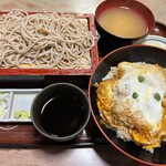 きそば若井 - 料理写真:カツ丼そばセット！