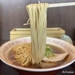 南部屋路ばた - 自家製麺の中細ストレート麺