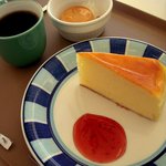 グリーンオアシス - 料理写真:チーズケーキセット