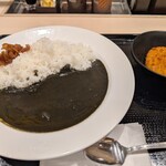 Matsu no Ya Handa Ten - 松のやの得朝黒カレー430円。