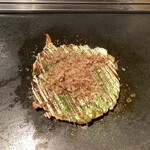 Okonomiyaki Yukari Yokohama Sky Building Ten - ゆかり焼き（仕上げ後）