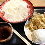 Komame Shokudo - 「そうめんセット」。+200円の1,800円で大盛に。