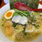 Minamisoma Heugemono Iruma Ten - 凄い貝ラーメン！