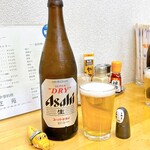 芝苑 - ドリンク写真:町中華と瓶ビール♡