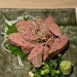 鶏料理 炭火焼 あらた - 新鮮白レバー刺し