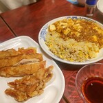 Bamiyan Nagaoka Sakaimachi Ten - 麻婆チャーハン&台湾大からあげ 1319円