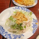 Bamiyan Nagaoka Sakaimachi Ten - 蒸し鶏の胡麻ソース 329円