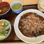 Fukumoto Ya - お好み焼きランチ(サラダ選択)